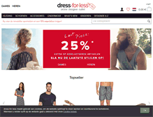 Tablet Screenshot of dress-for-less.nl