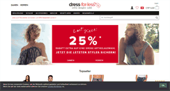 Desktop Screenshot of dress-for-less.ch