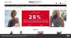 Desktop Screenshot of dress-for-less.de