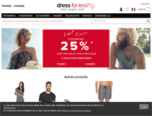 Tablet Screenshot of dress-for-less.fr